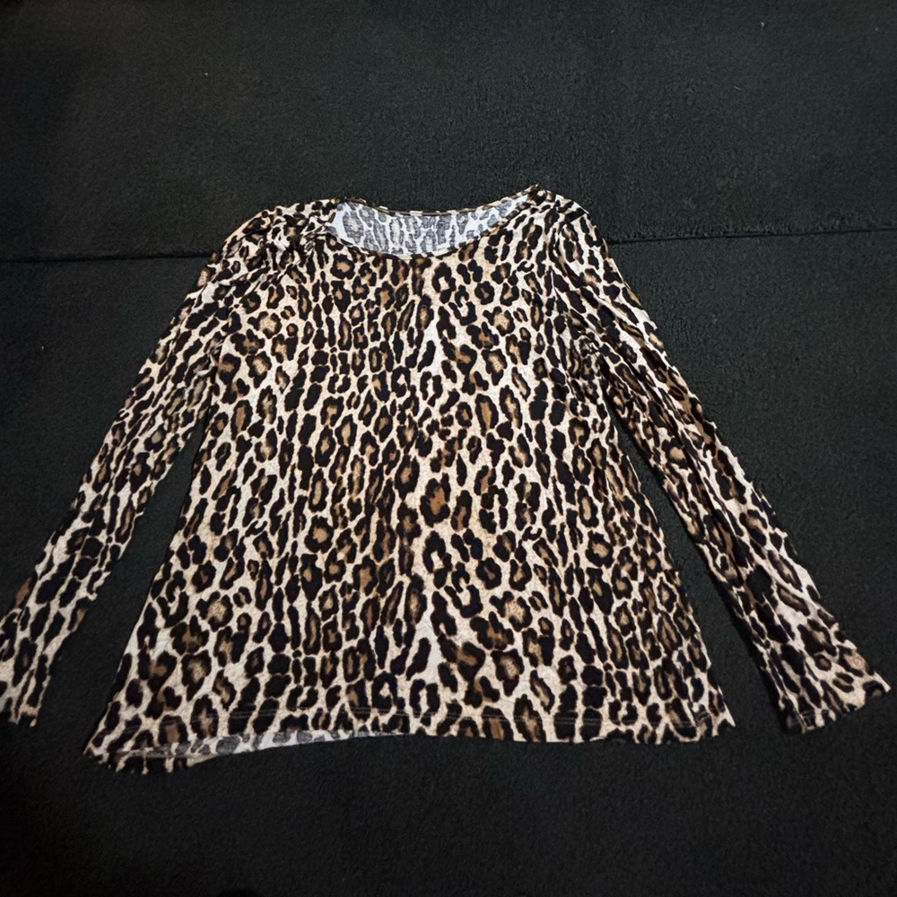 Apt. 9 Animal Print Long Sleeve Top